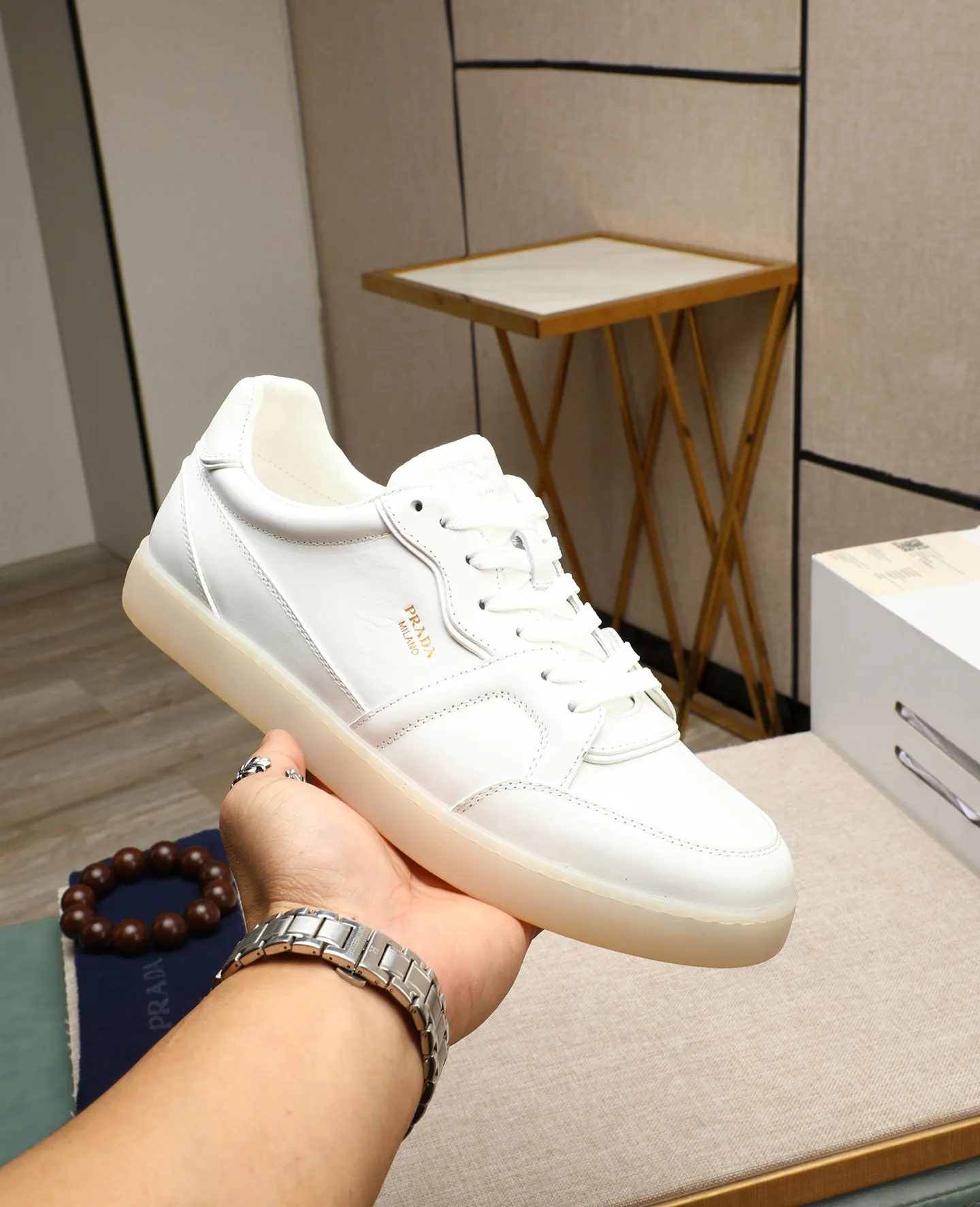 Men's shoes 💰580 🌹🌹[PRADA—Prada] 2025 latest model 🙈original replica! 👟👟👟Available here. The workmanship is top-notch. The upper is made from Italy. 🇮🇹Imported first-layer cowhide. ❗️Breathable genuine leather lining @Suitable for travel. The original version has an enlarged engraved sole, making it suitable for all kinds of travels, showing low-key luxury. Let quality speak for itself. Color: Size: 38-45